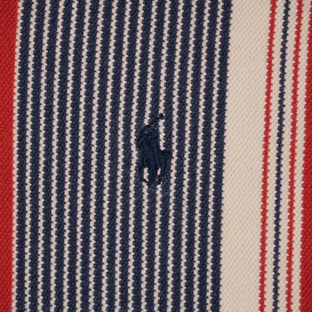 Polo Ralph Lauren Polo Mens XL Multi Stripe Vintage Made in USA Cotton